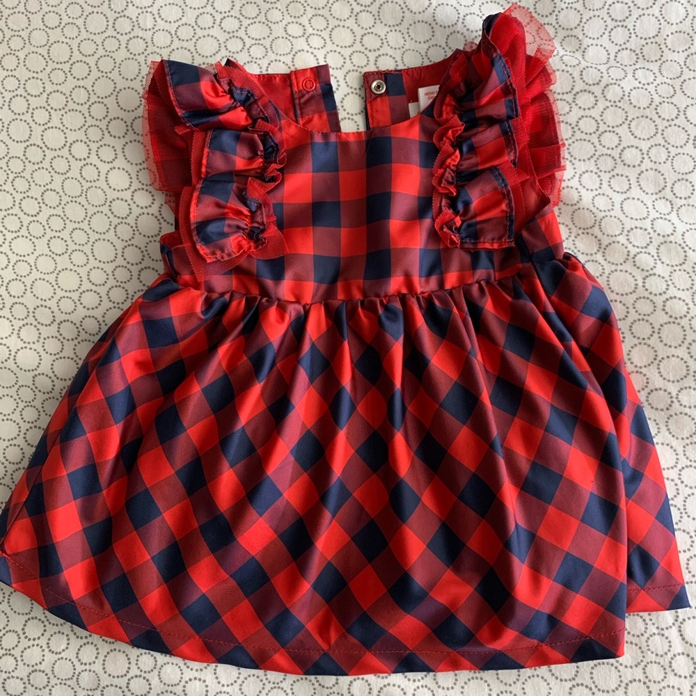 Cat & Jack ruffled holiday dress